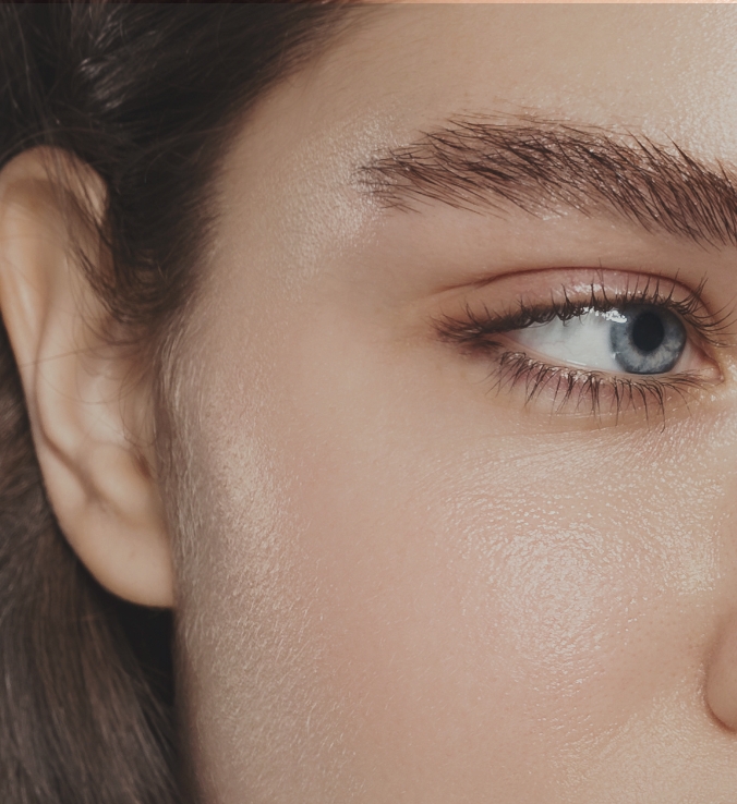 Southern Face and Body lady facing the right with smooth skin